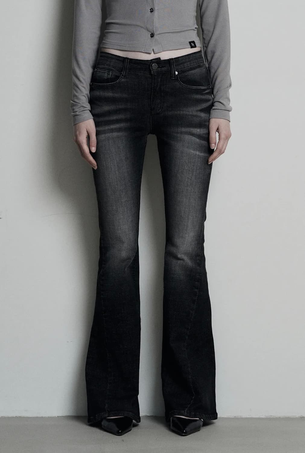 시너진 캣워싱 데님 블랙 상품이미지1