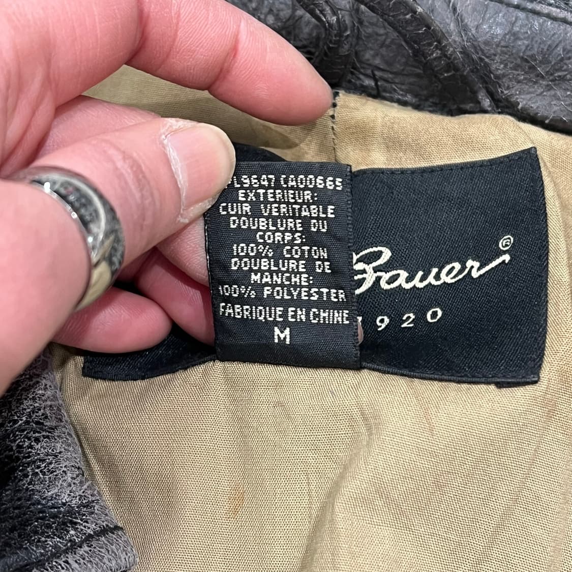 에디바우어 레더자켓 s09675 상품이미지7