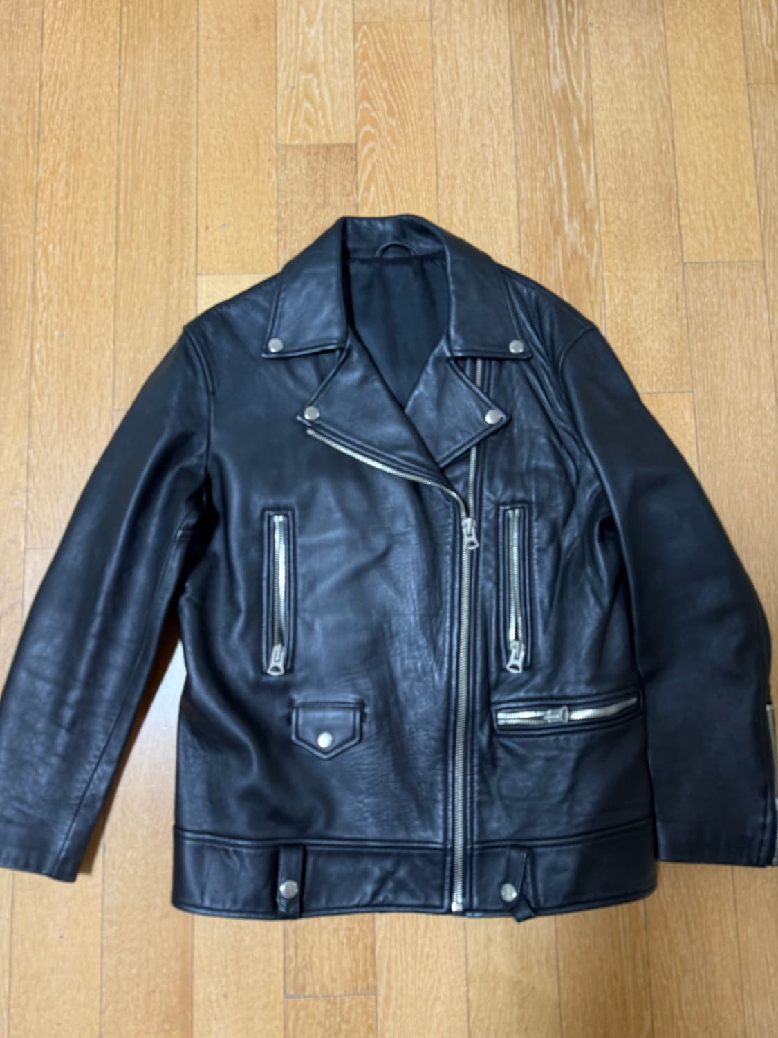가죽 라이더 양가죽 자켓 M~L 상품이미지1