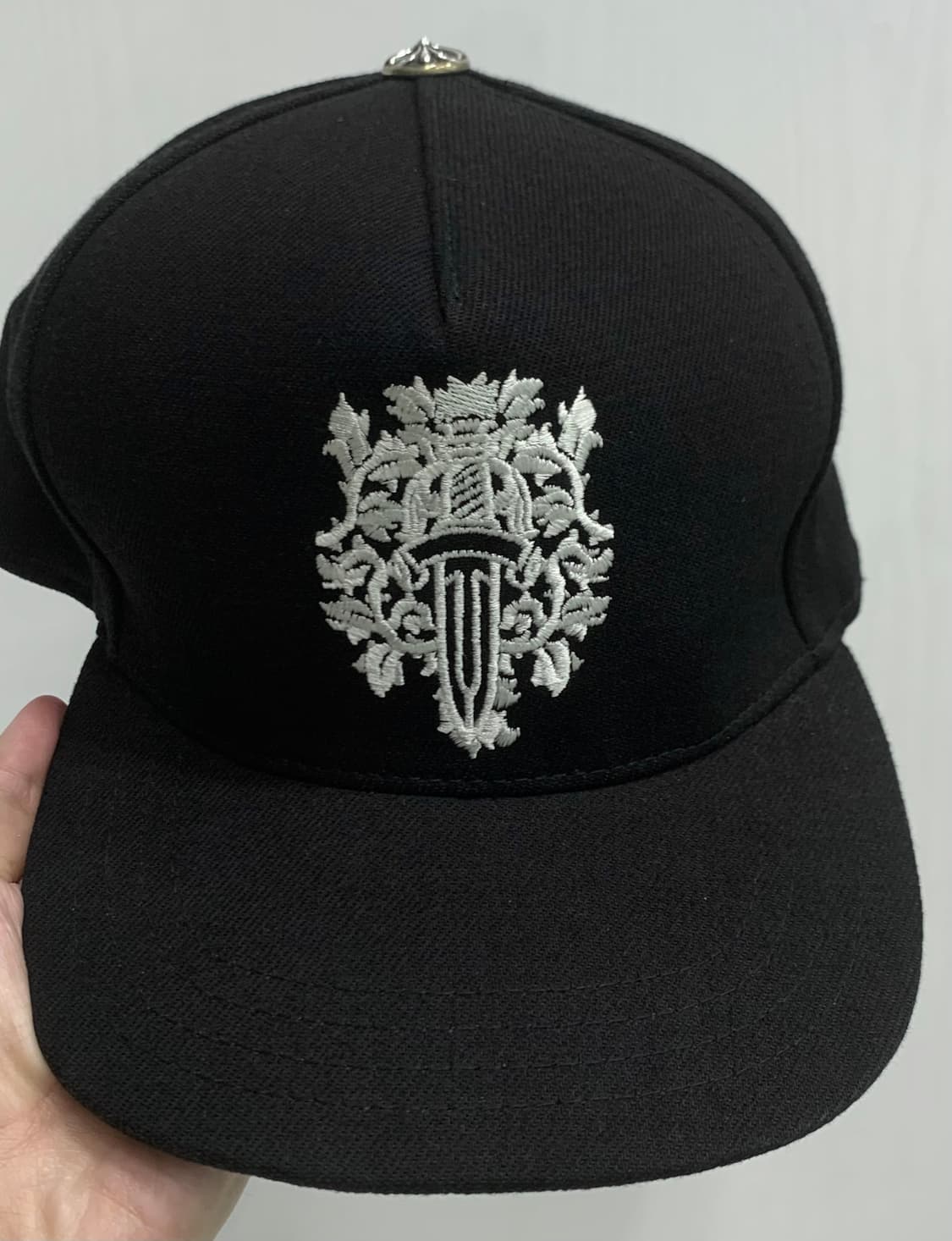 [OS]크롬하츠 데님 바인대거 베이스볼캡 모자 블랙 상품이미지2