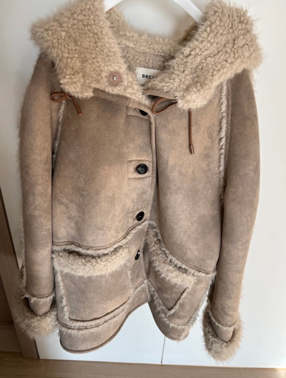 breathe 브리드 후드 무스탕 상품이미지6