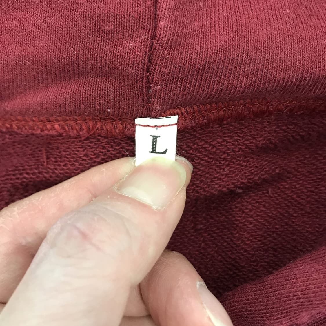 고려대학교 버건디 후드티셔츠 [L] 상품이미지4