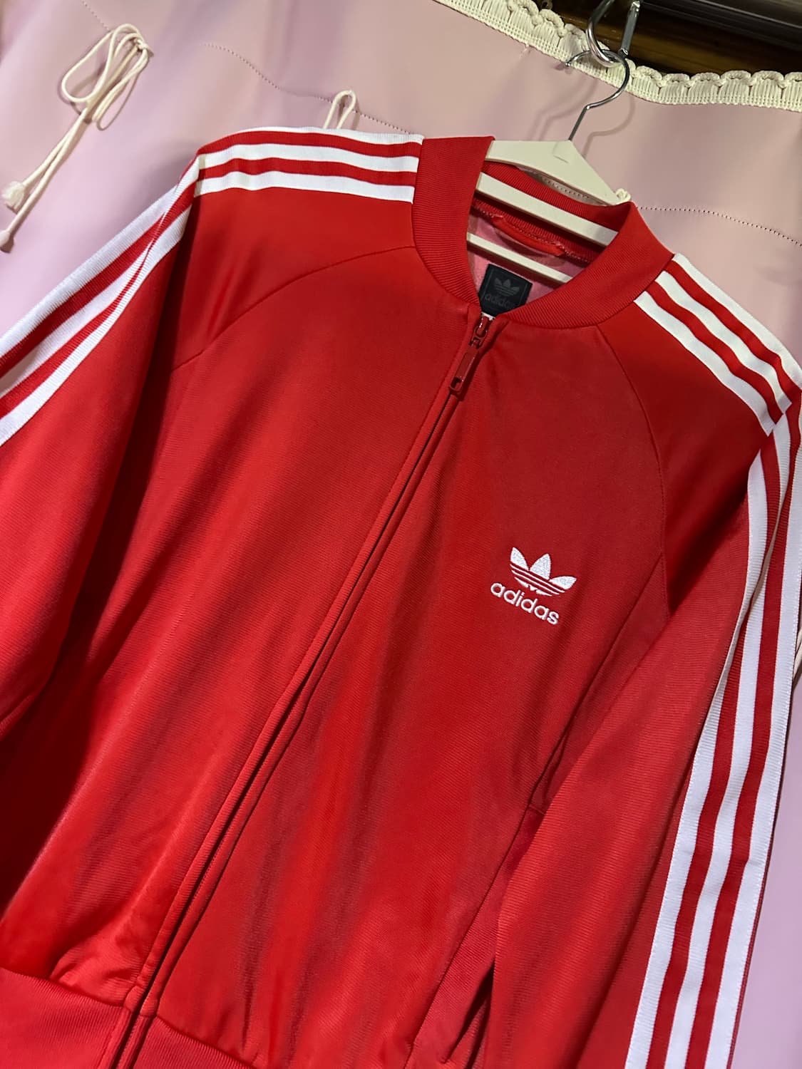 아디다스져지 불꽃 레드 슈퍼스타 트랙탑 아디다스집업 파이어버드 S 상품이미지2