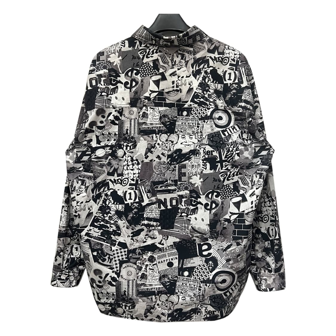 맥우드건 2109 꼴라쥬 프린트 모노 오버핏 셔츠 L 상품이미지2