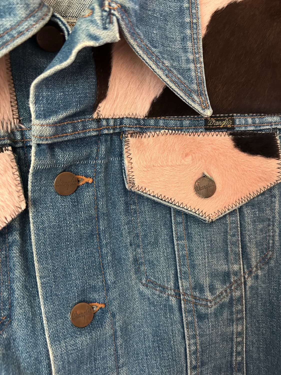 80년대 USA 랭글러 빈티지 데님 자켓 상품이미지3