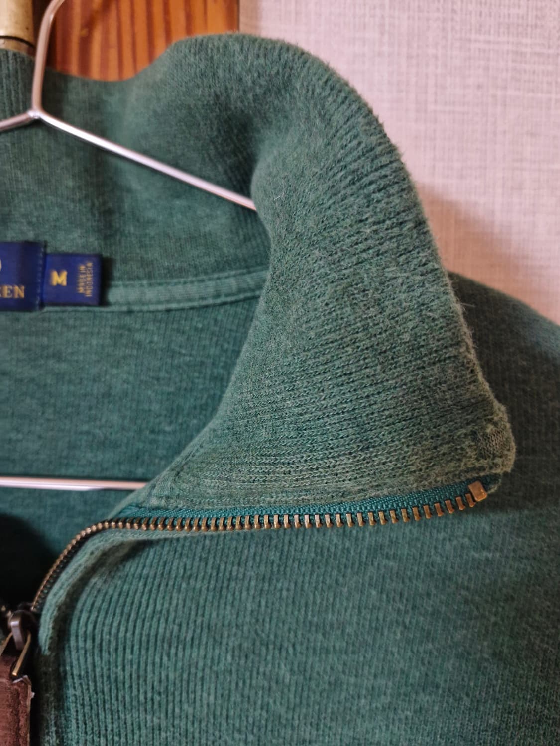 폴로 랄프로렌 하프집업 그린 M 상품이미지3