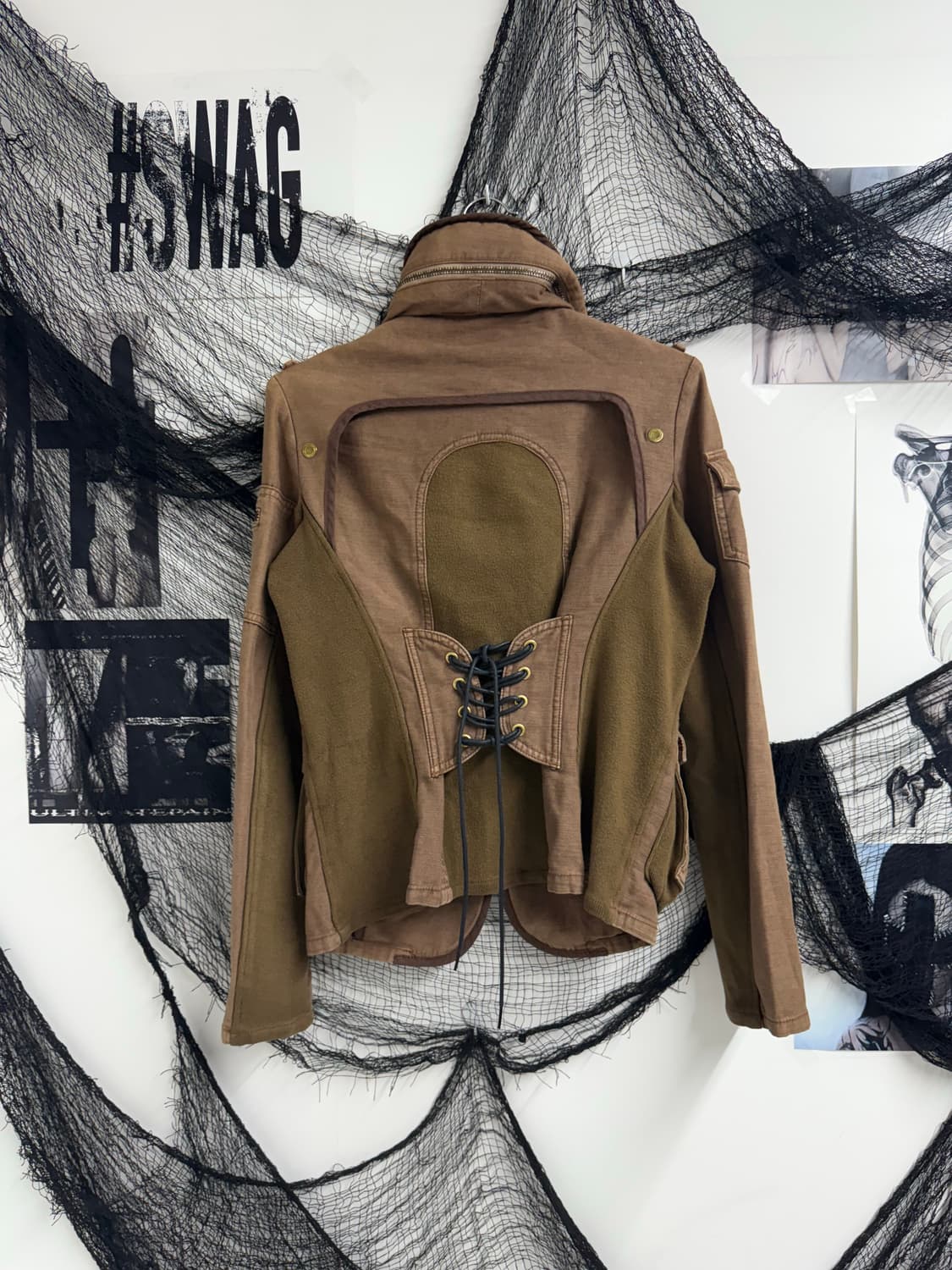 00s pocket corset detail jacket 상품이미지4