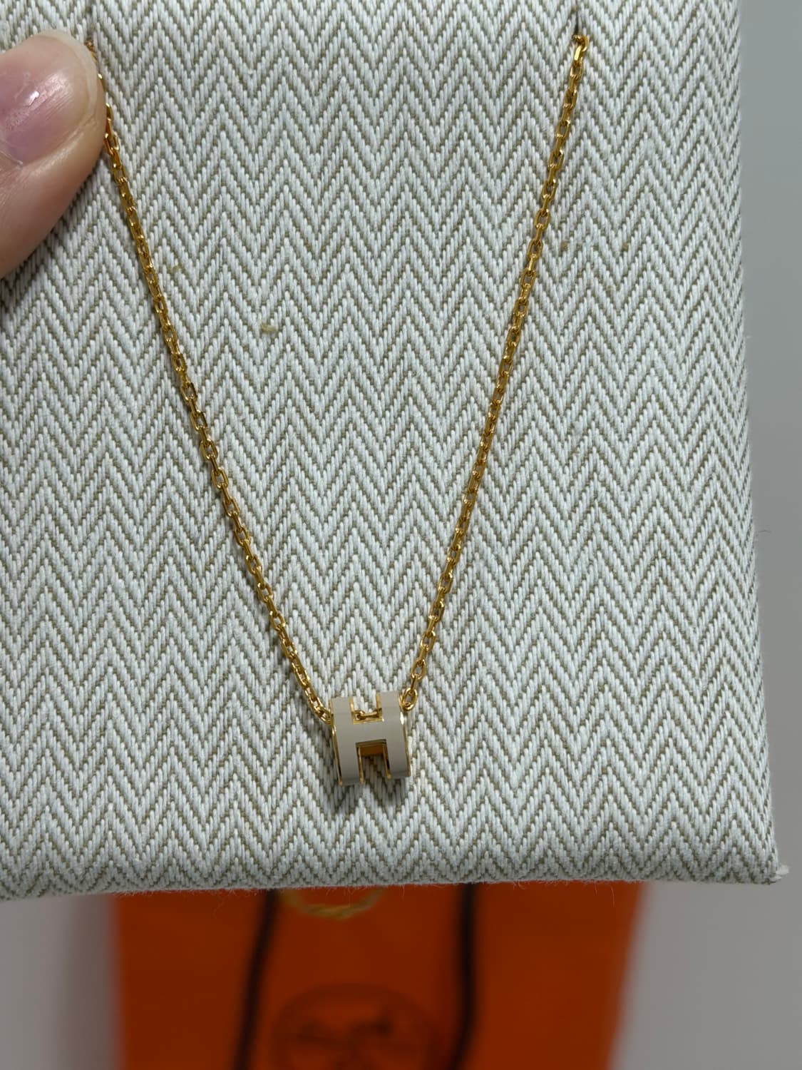 에르메스 미니 팝아슈 목걸이 마론 글라쎄 상품이미지2