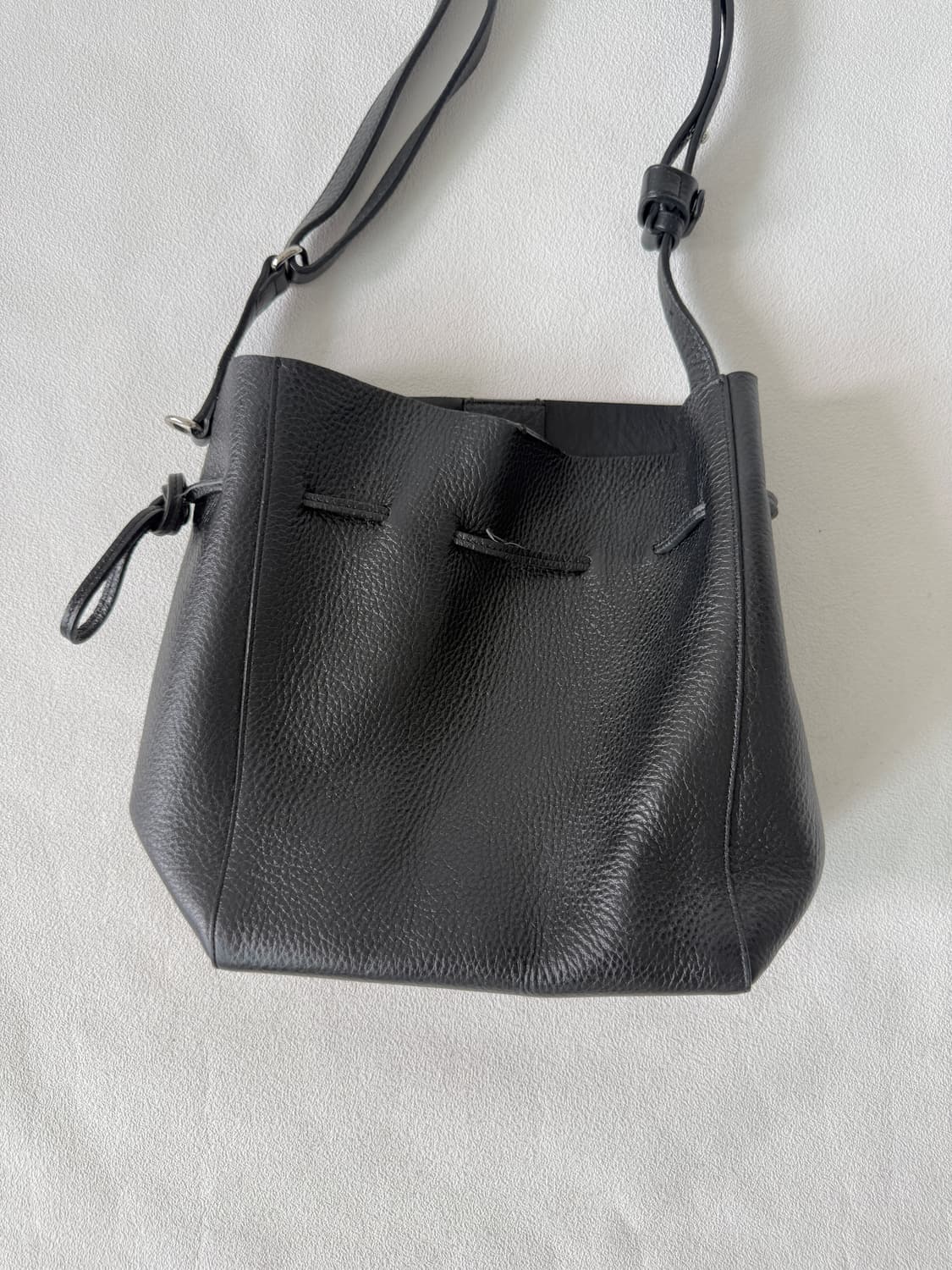 Pre owned 레더 숄더백 상품이미지2