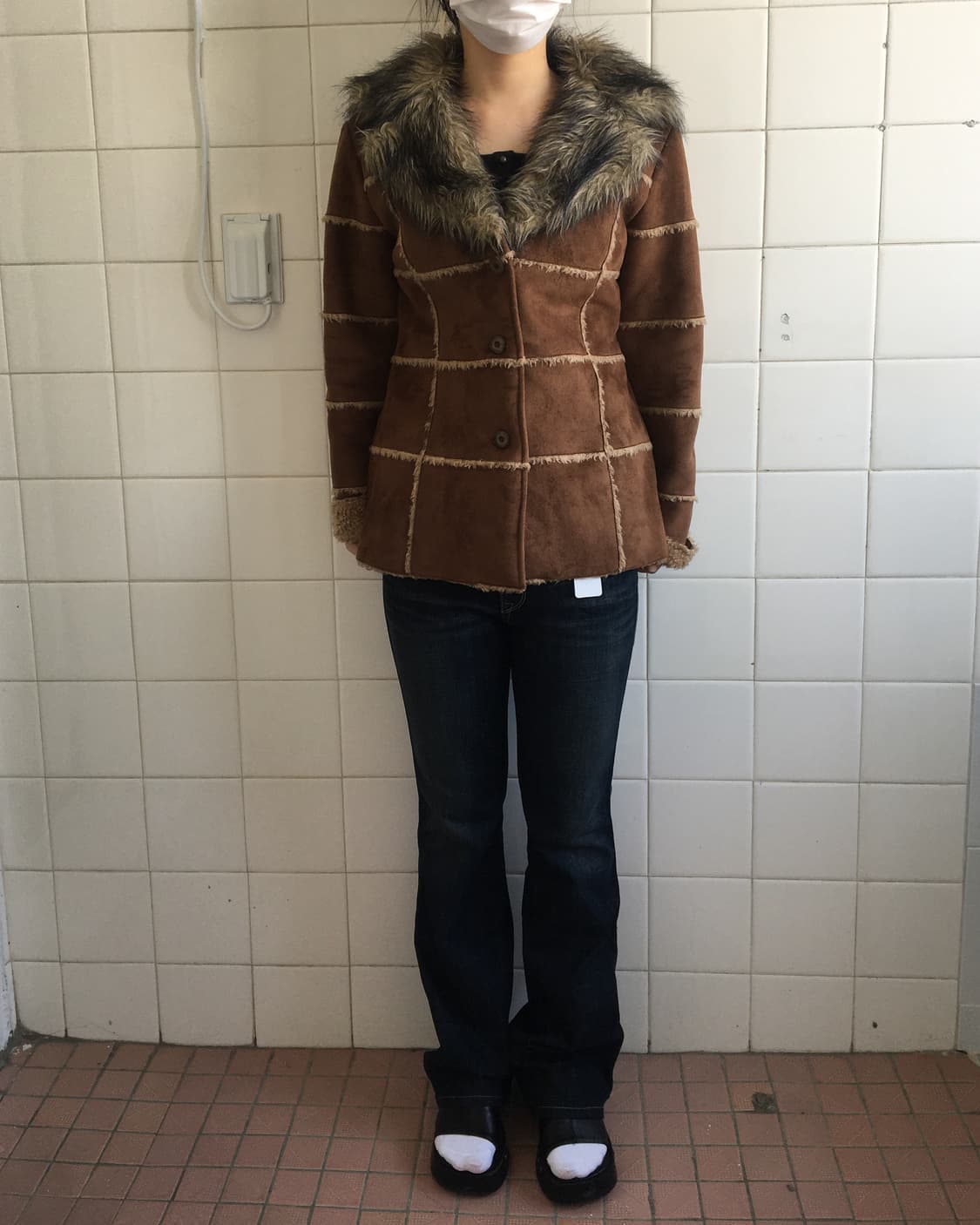 Fake fur layer mustang 상품이미지1