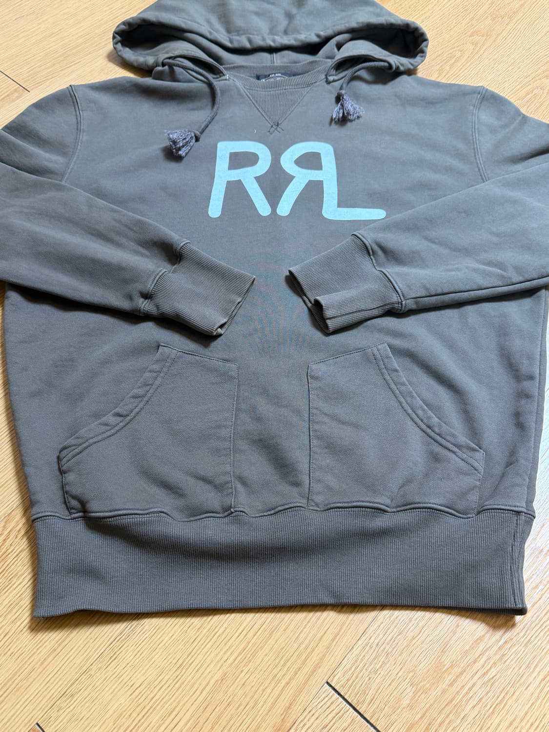 RRL 더블알엘 후드티 브라운 상품이미지3