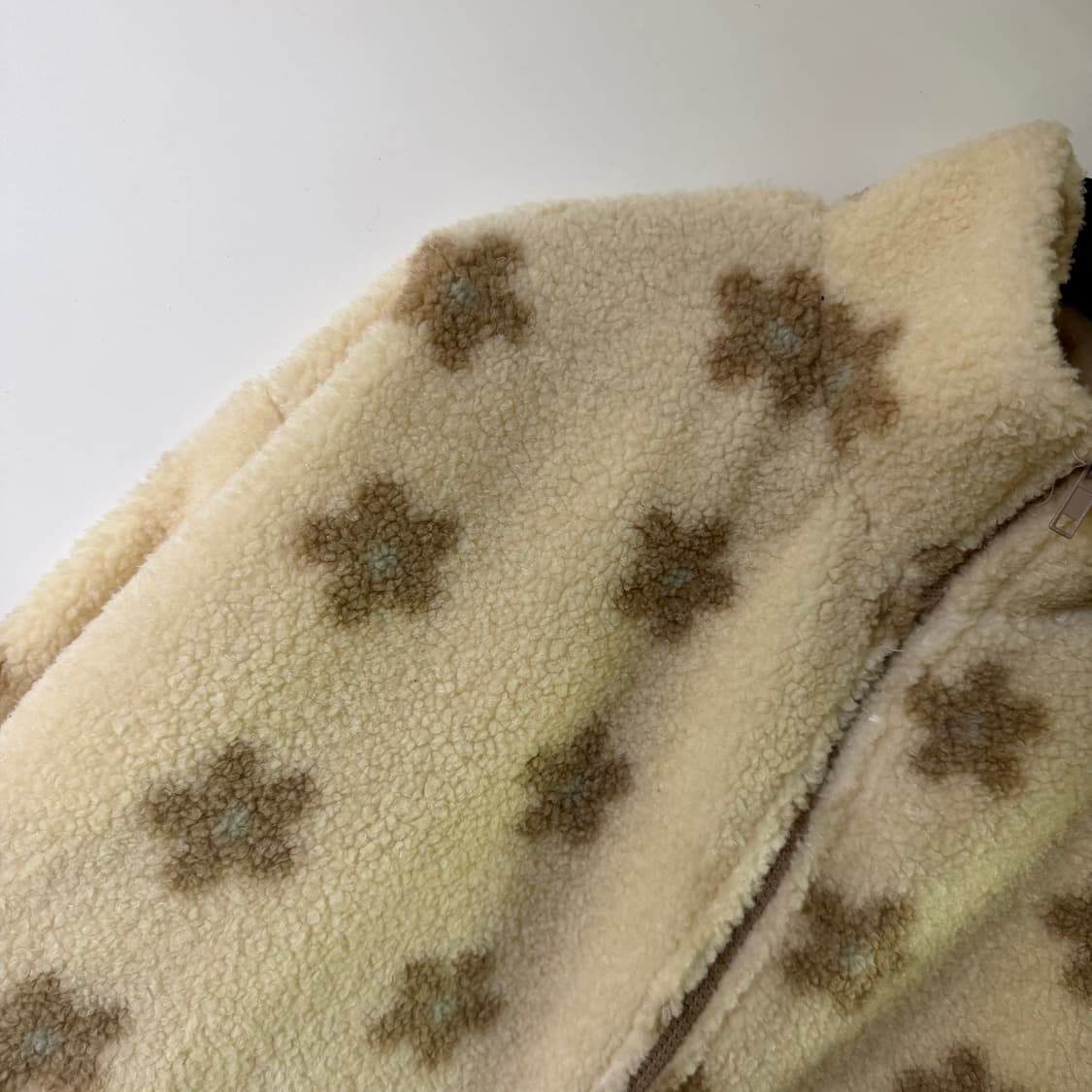 새상품 여자 플라워 덤블 집업 상품이미지3