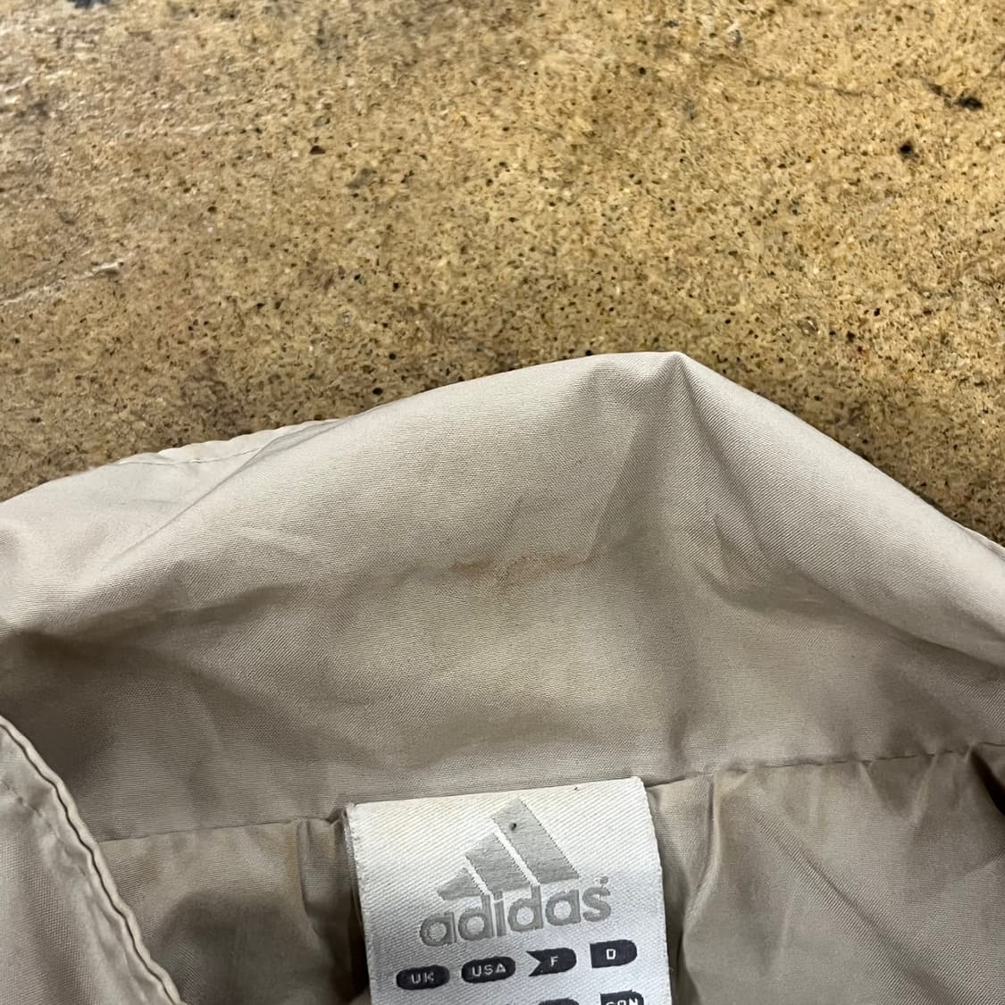 [정품/95] 아디다스 아이보리 바람막이 자켓 b8 상품이미지4