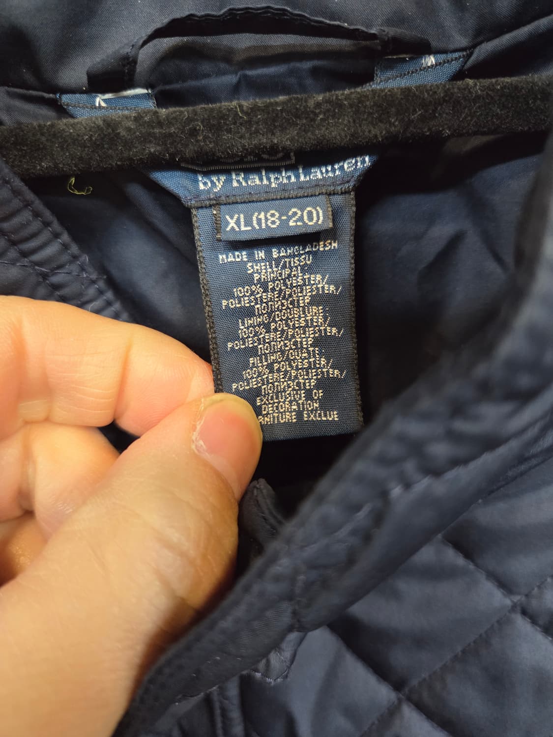 폴로랄프로렌 다이아몬드 퀄팅 자켓 18 20 성인 s m 상품이미지3