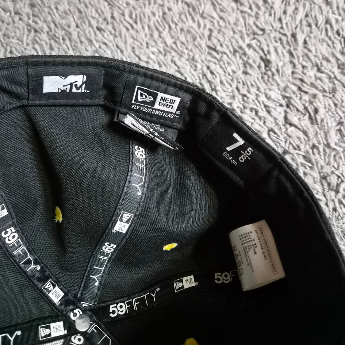 뉴에라 모자 59fifty mtv yo raps 7 5/8 힙합 빈티지캡 상품이미지7