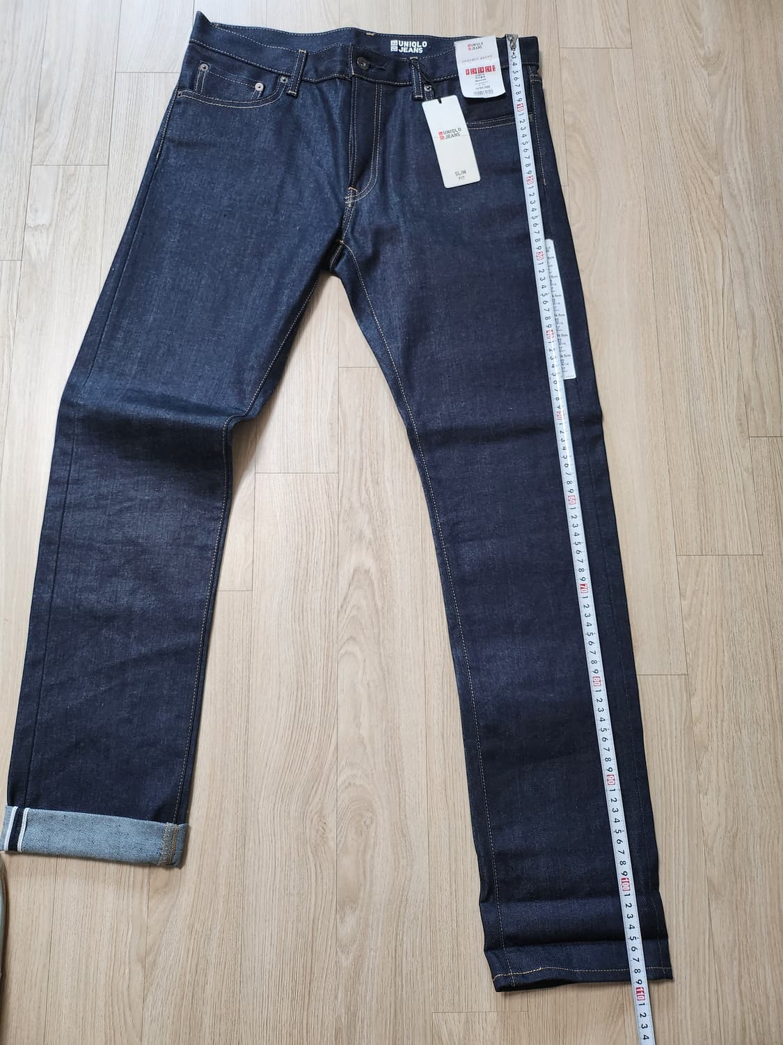 유니클로 샐비지 생지데님팬츠 (34 상품이미지6