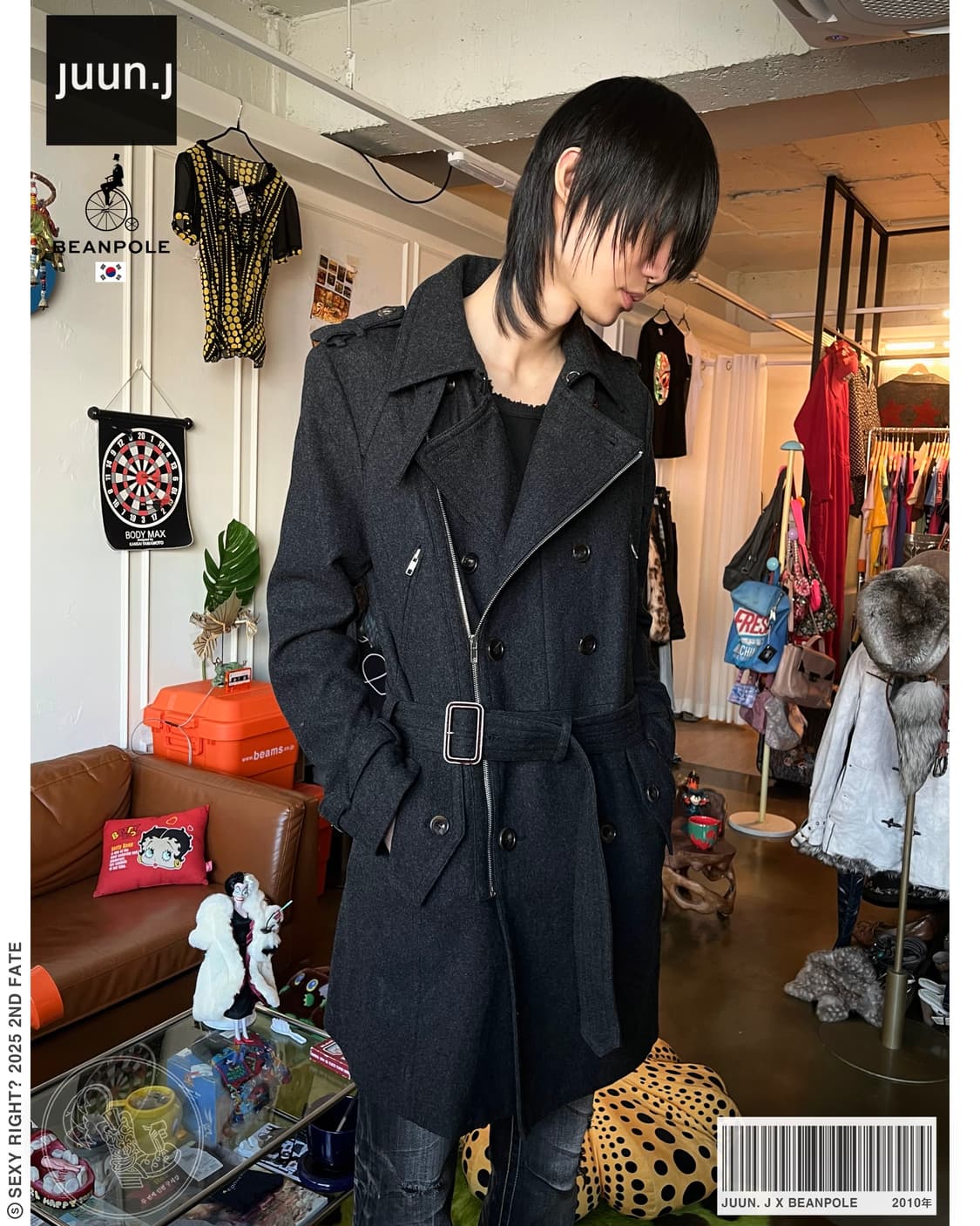 2010年 JUUN. J X Bean Pole Belted Coat 상품이미지1