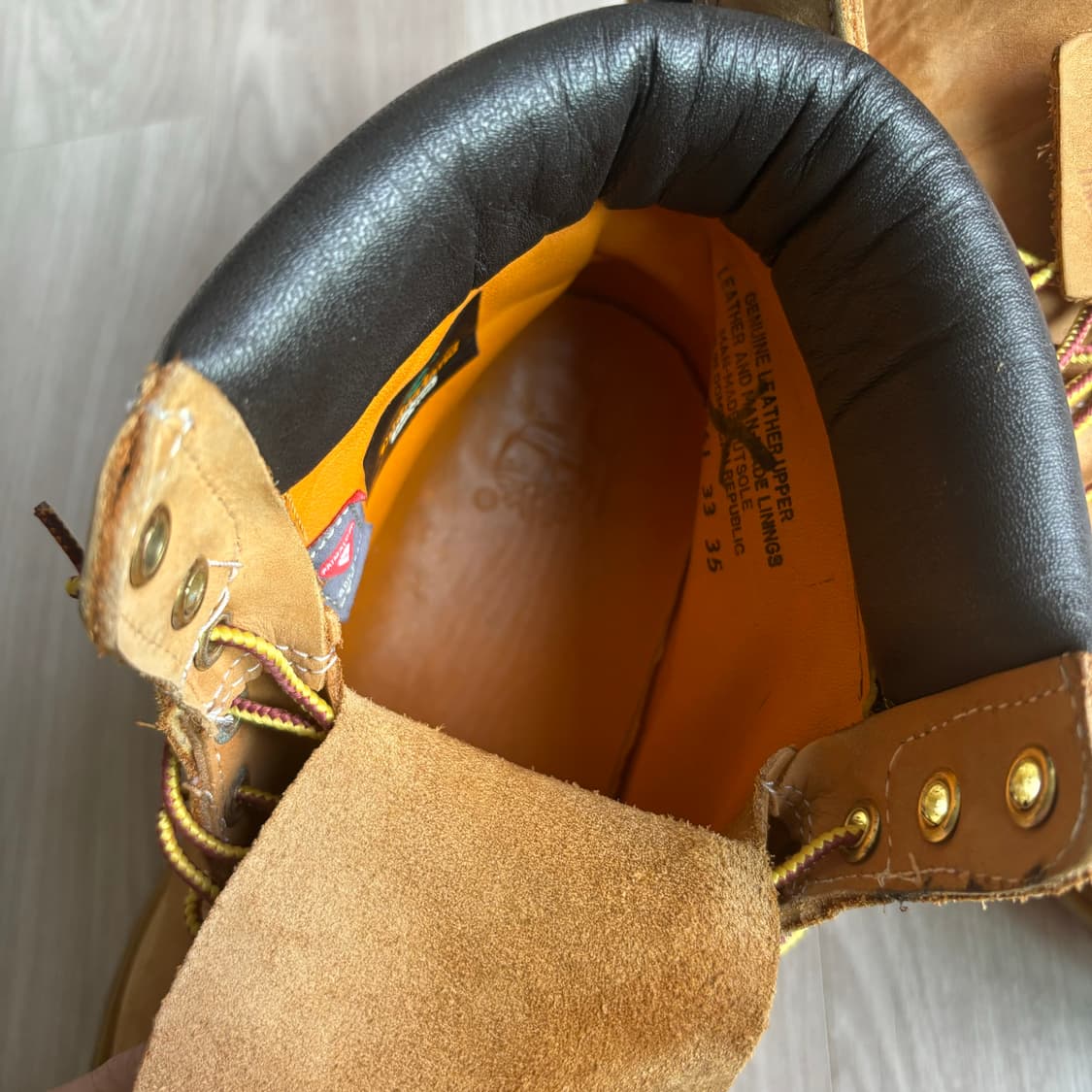 팀버랜드 6인치 프리미엄 부츠 270 상태최상 택포 상품이미지10