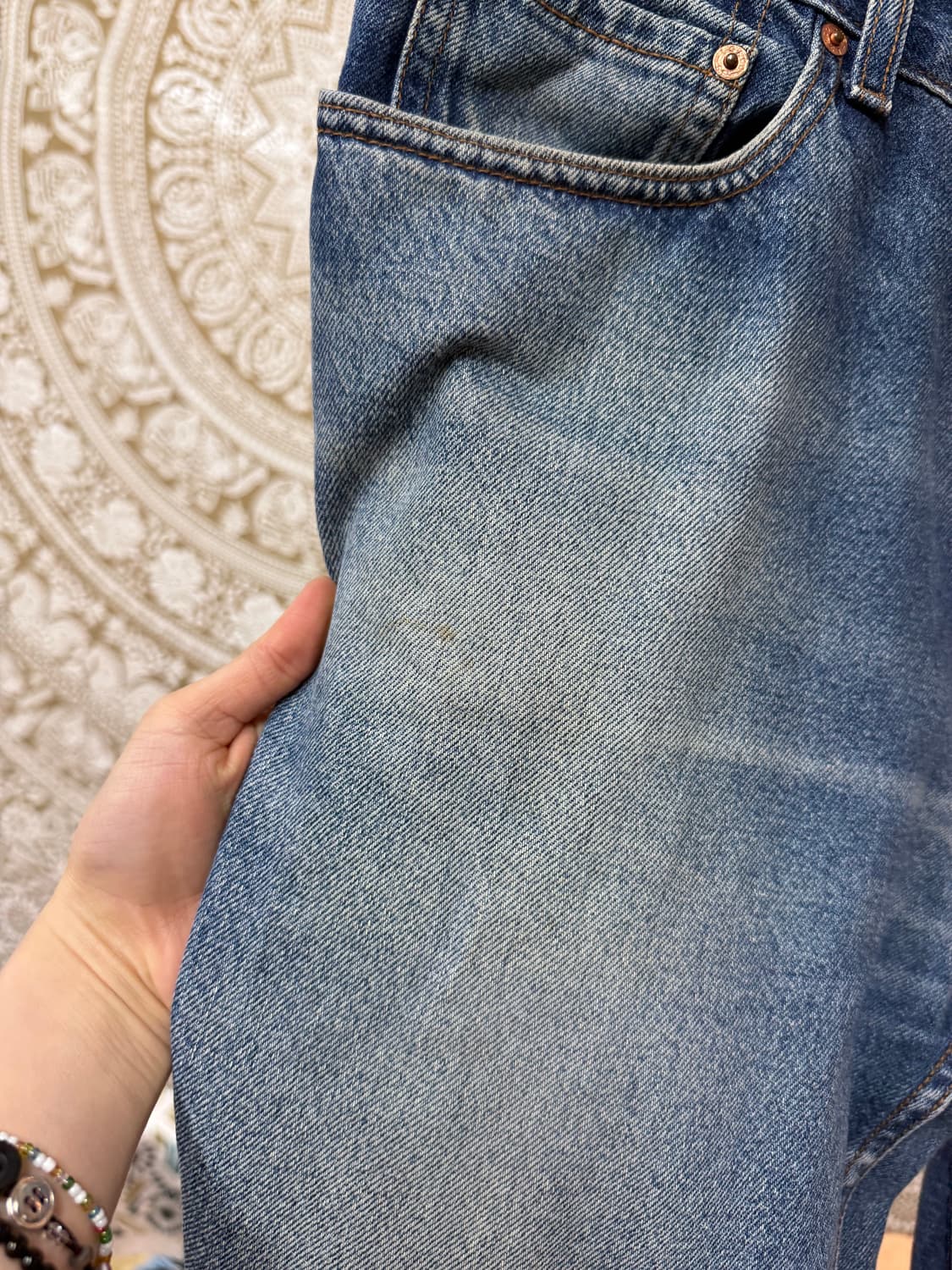 리바이스 221 오렌지탭 워싱 데님팬츠 (Z1031) 상품이미지9