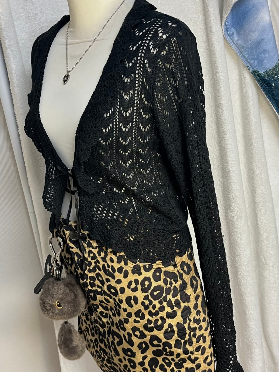 빈티지 크로쉐 볼레로 가디건 상품이미지8