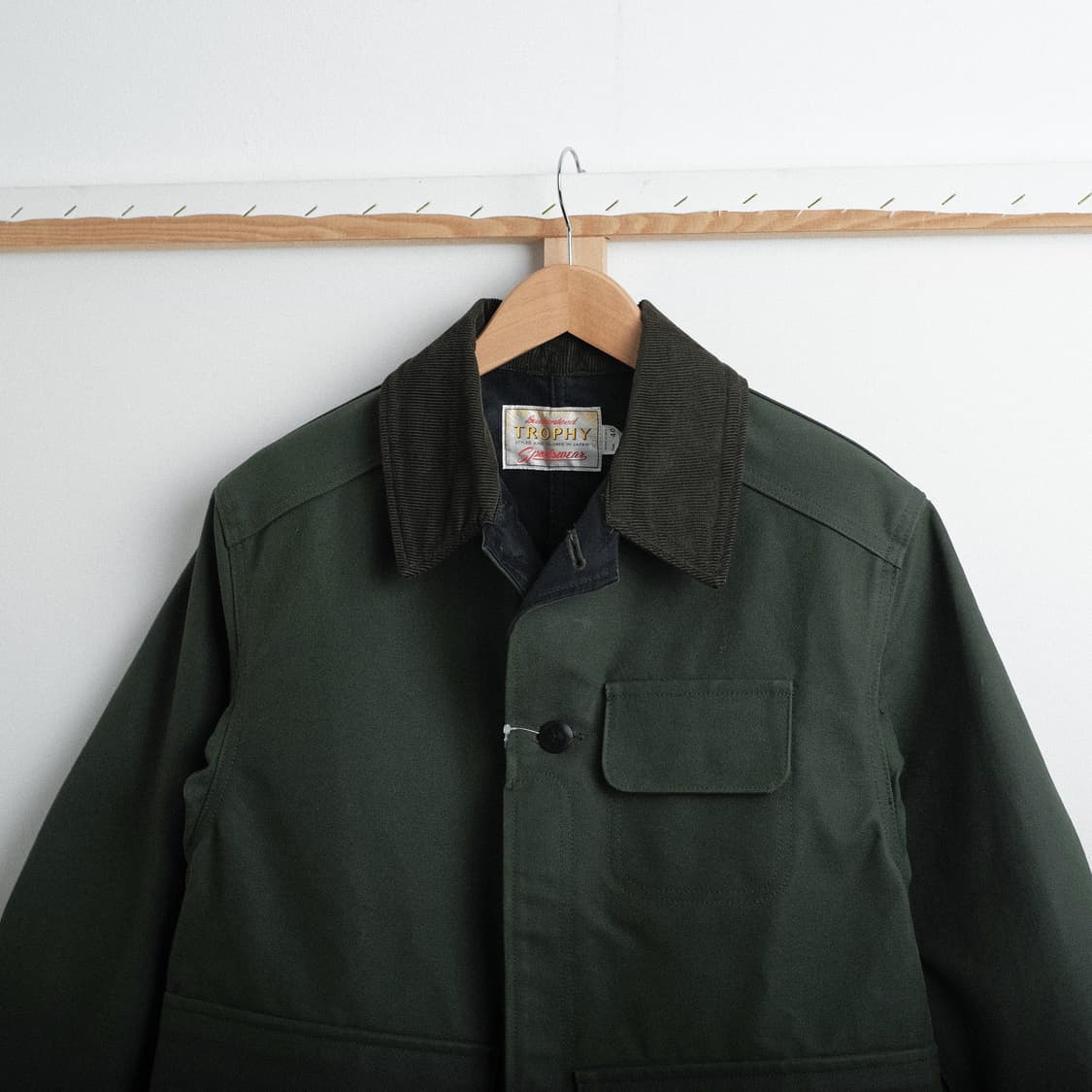 트로피클로딩 덕 헌팅 자켓 그린 40사이즈 Trophy Clothing 상품이미지4