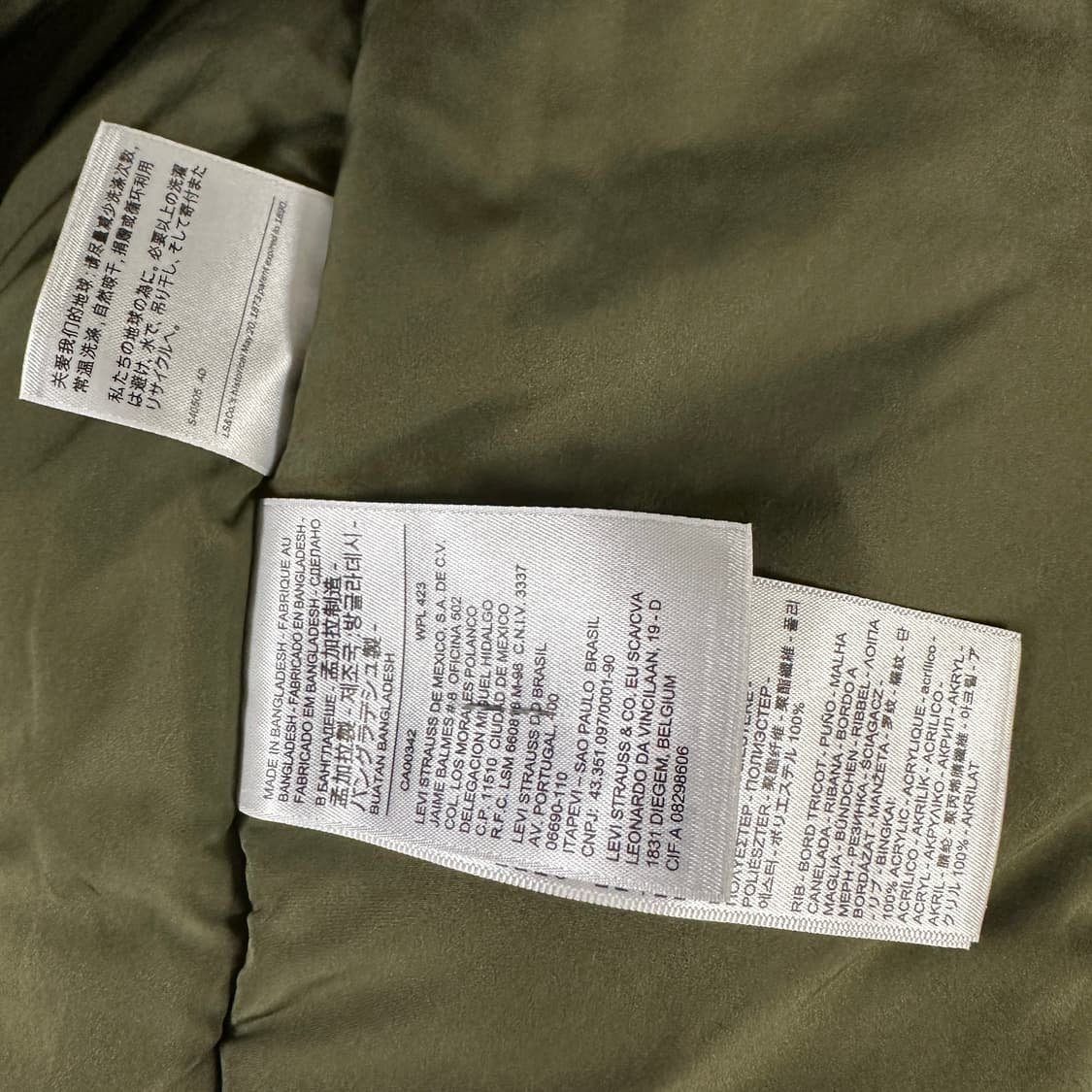 리바이스 패디드 점퍼 상품이미지5