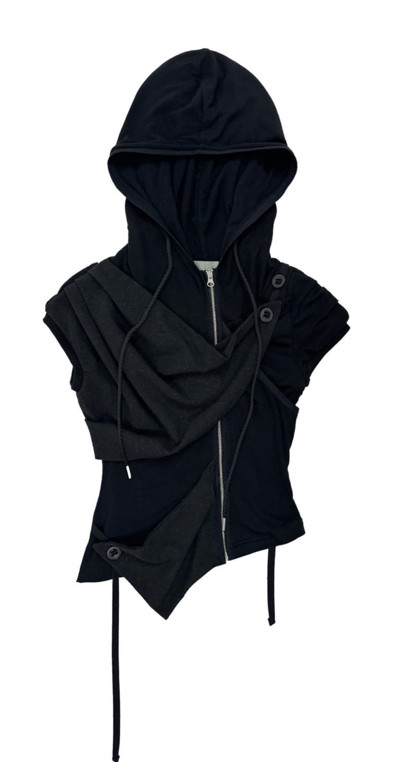(구매글) differentisok drapery hood sleeve 상품이미지1