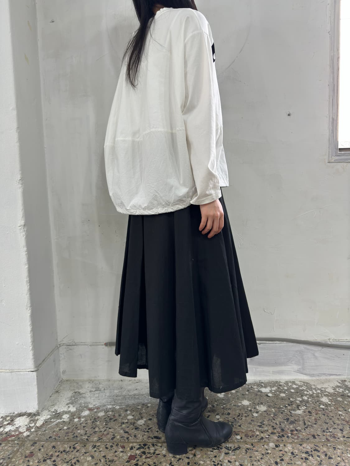 cotton long skirt 상품이미지2