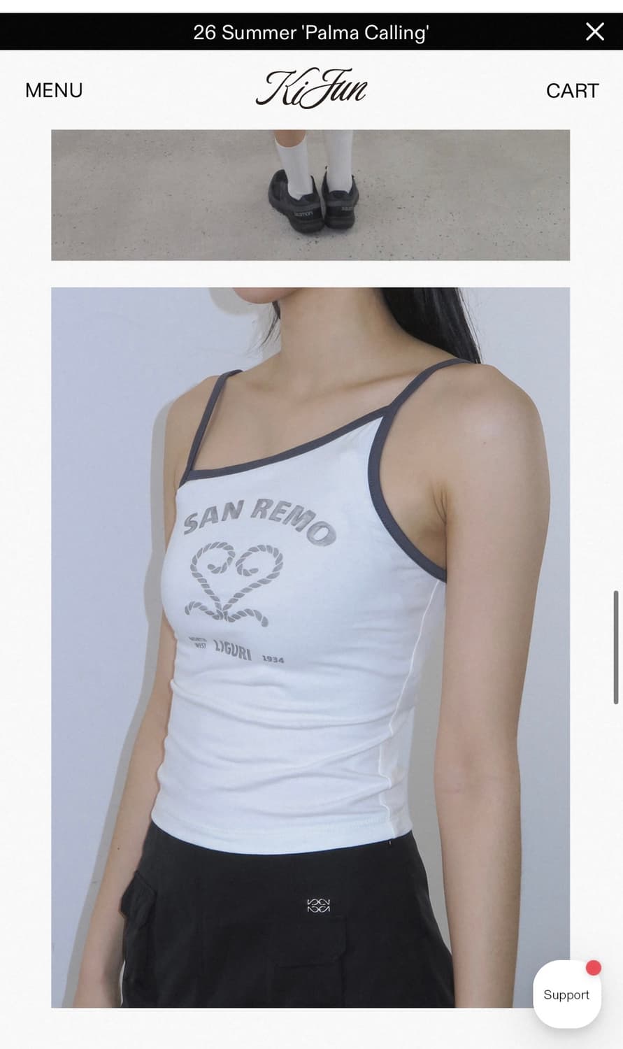 kijun 슬리브리스 탱크탑 M사이즈 상품이미지6