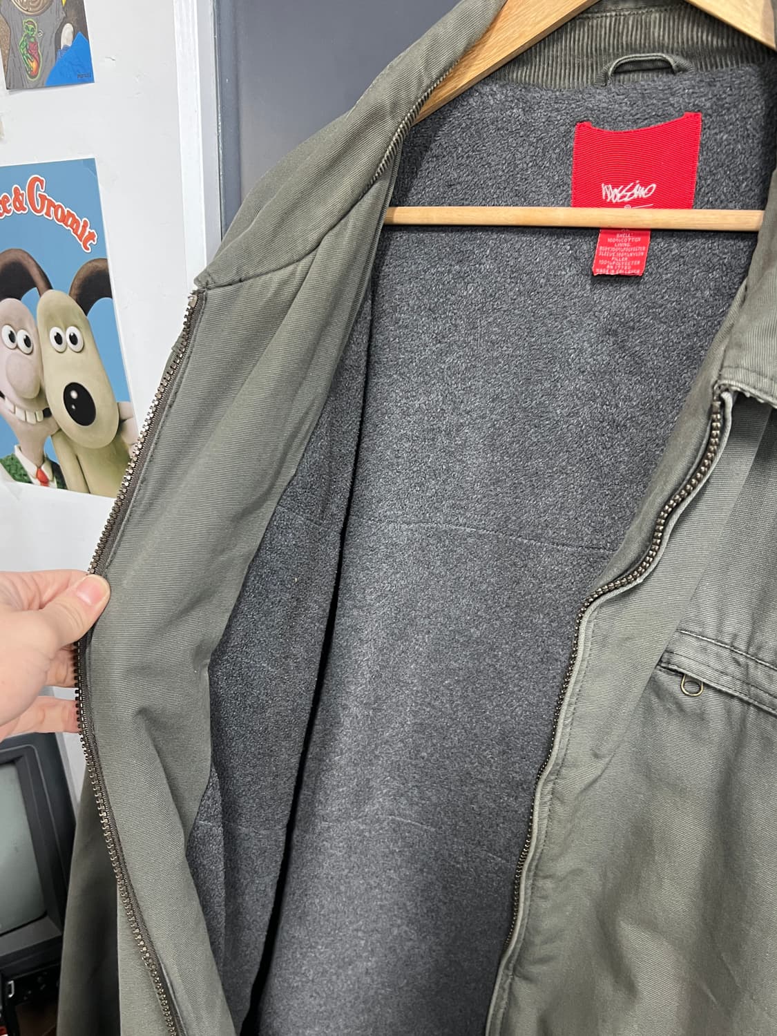 Messino Vintage 빈티지 올리브 카키 워크 자켓 상품이미지7