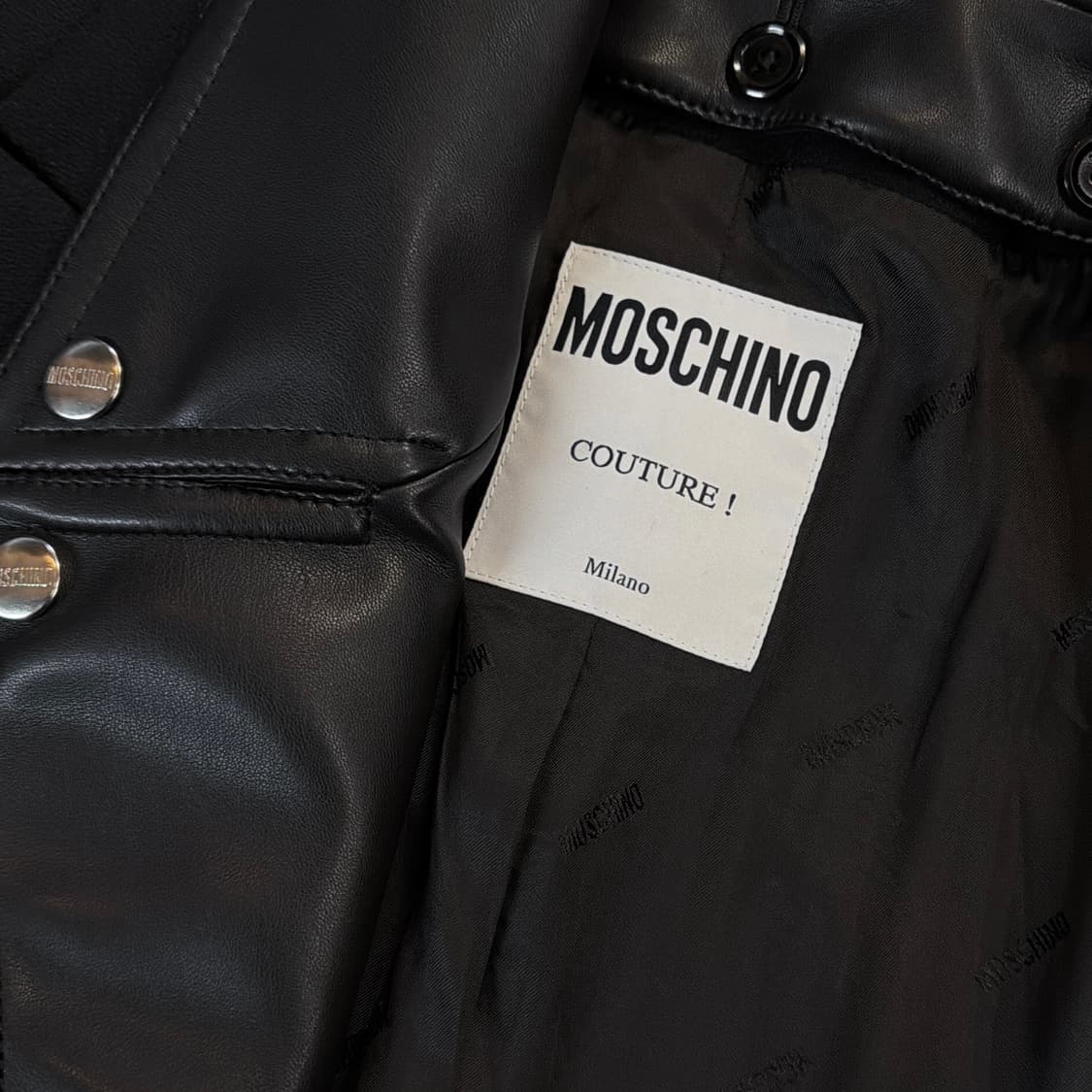 모스키노 23FW 바이커 코트 상품이미지9