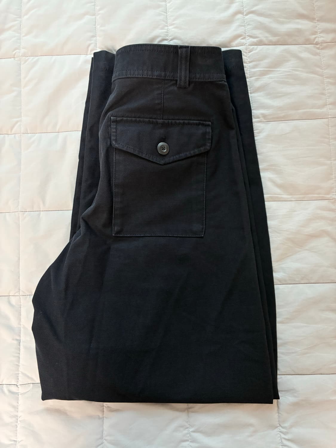 유니클로 저지배럴레그팬츠 NAVY 사이즈 M 상품이미지5