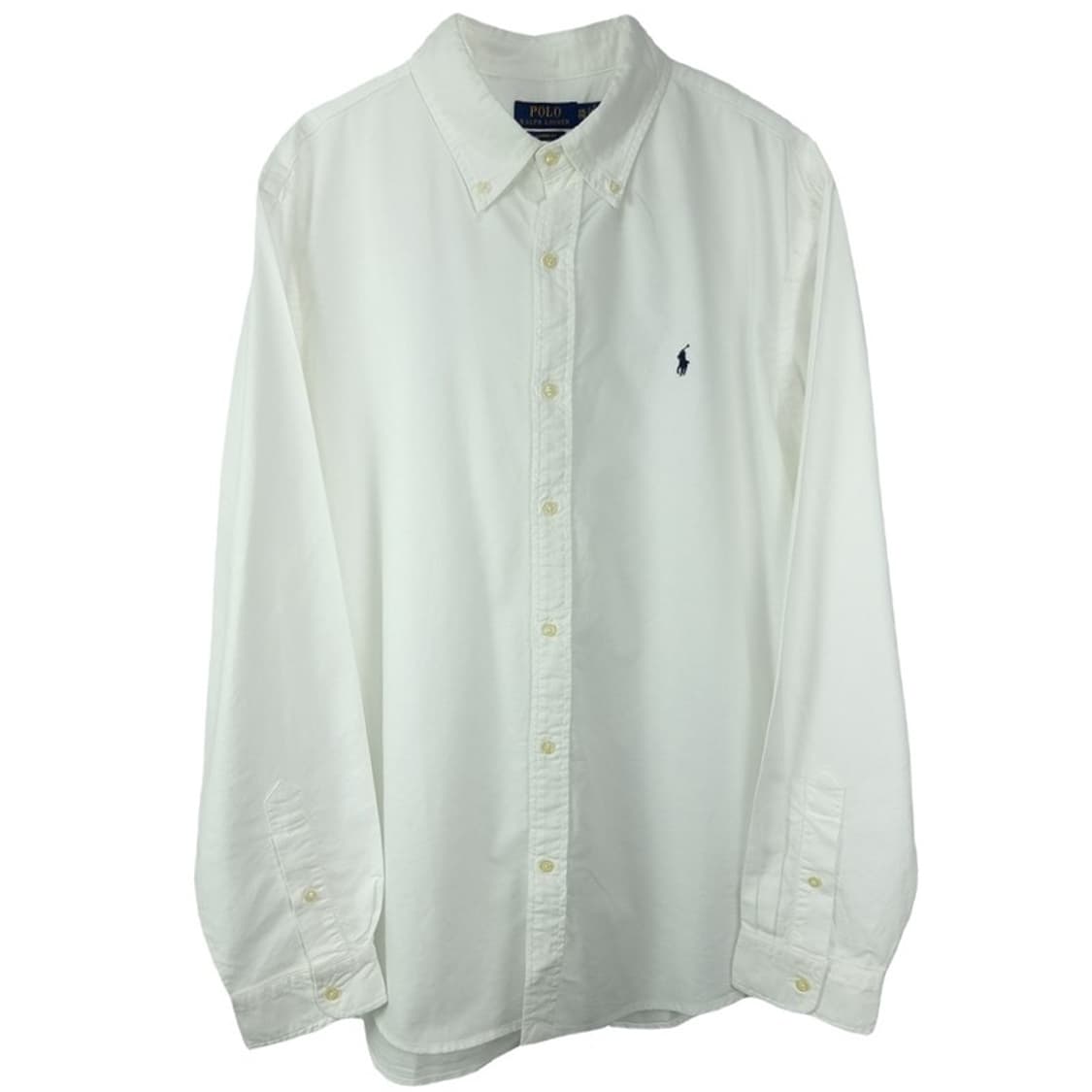 [폴로 랄프로렌] 포니 자수 커스텀핏 옥스포드 셔츠 화이트 M19397 상품이미지2