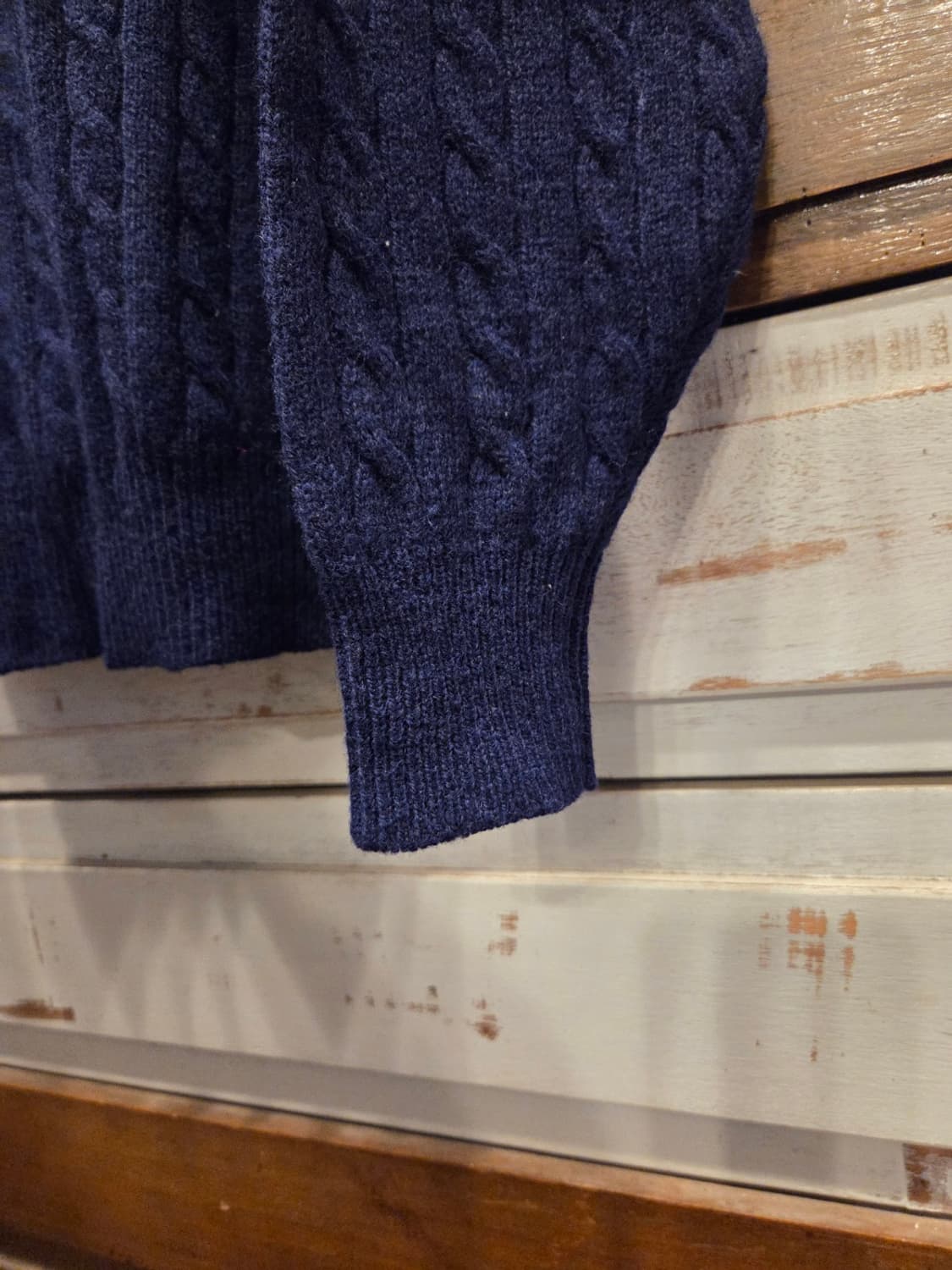 보웬앤라이트 램스울 케이블니트 상품이미지7