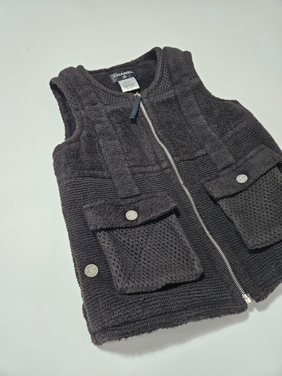 빈티지 샤넬 베스트 집업[44] 상품이미지2
