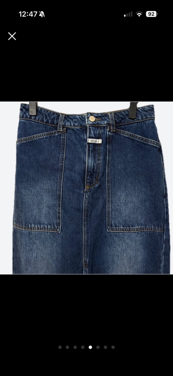 마리떼 데님 스커트 M 상품이미지4