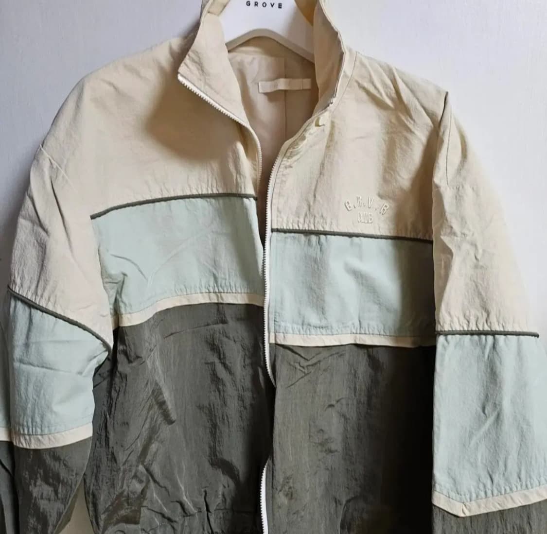 그로브 grove MOT ZIP-UP JUMPER 그린 차정원 상품이미지6