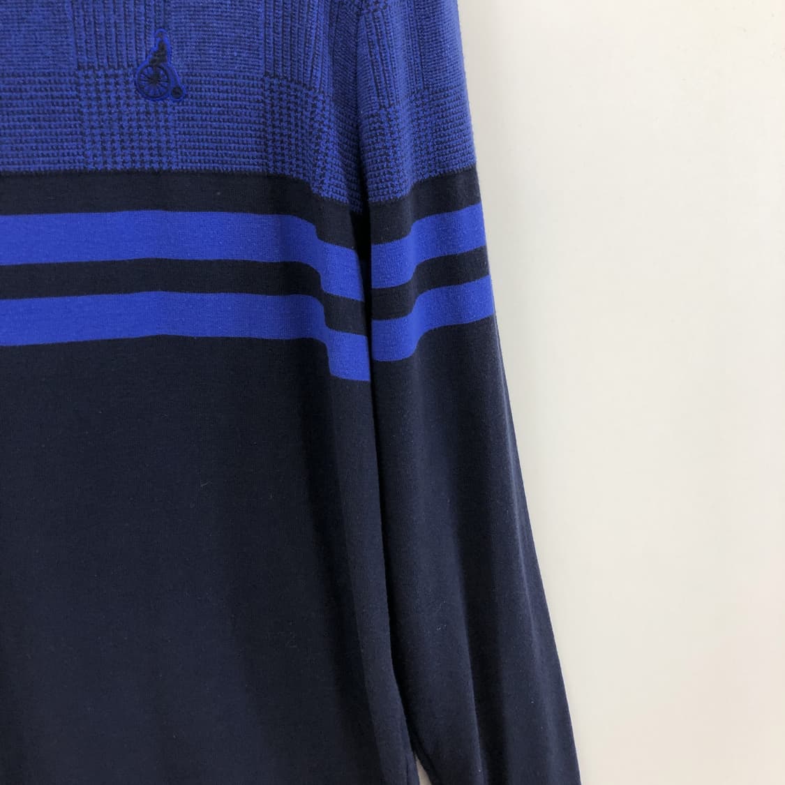 빈폴 자수로고 블루 라운드니트 105  상품이미지2