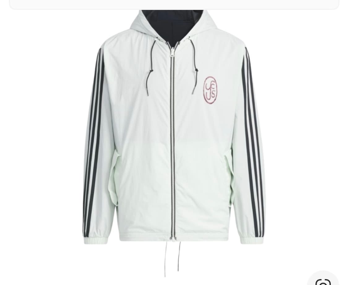 [M] 아디다스 x 예스아이씨 BS 자켓 블랙  바람막이 윈드브레이커 상품이미지2