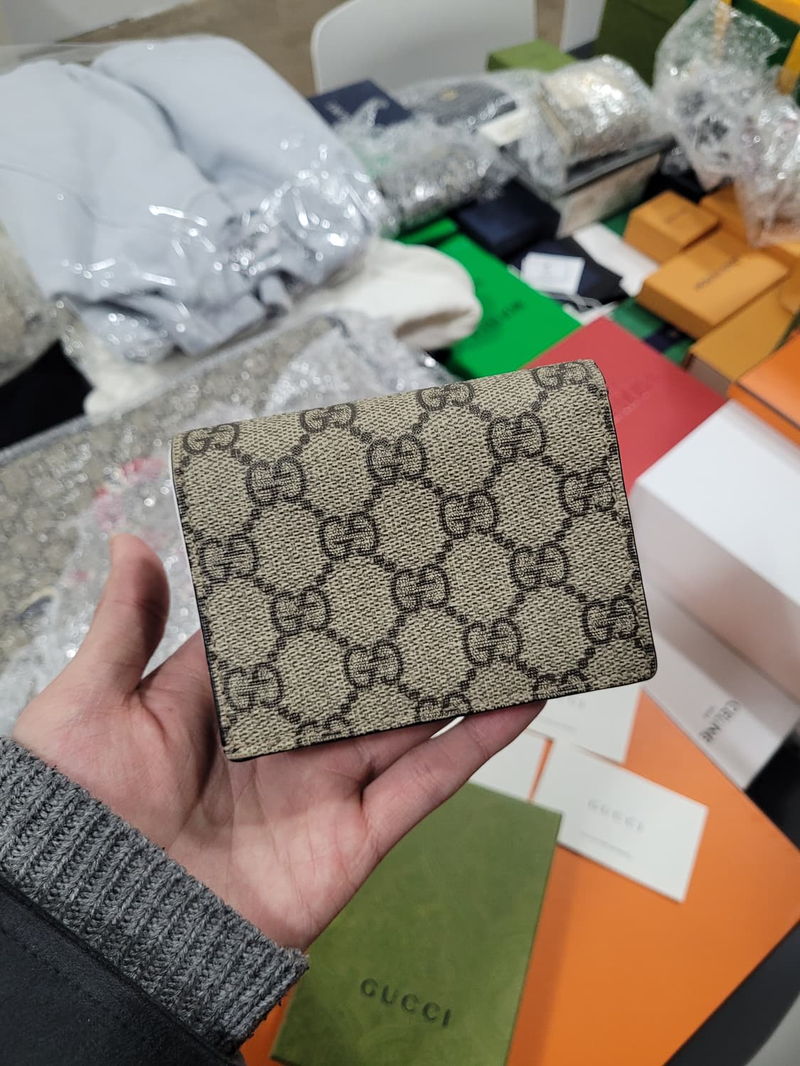 (새상품급) 구찌 GG 마몽 케이스 지갑 상품이미지2