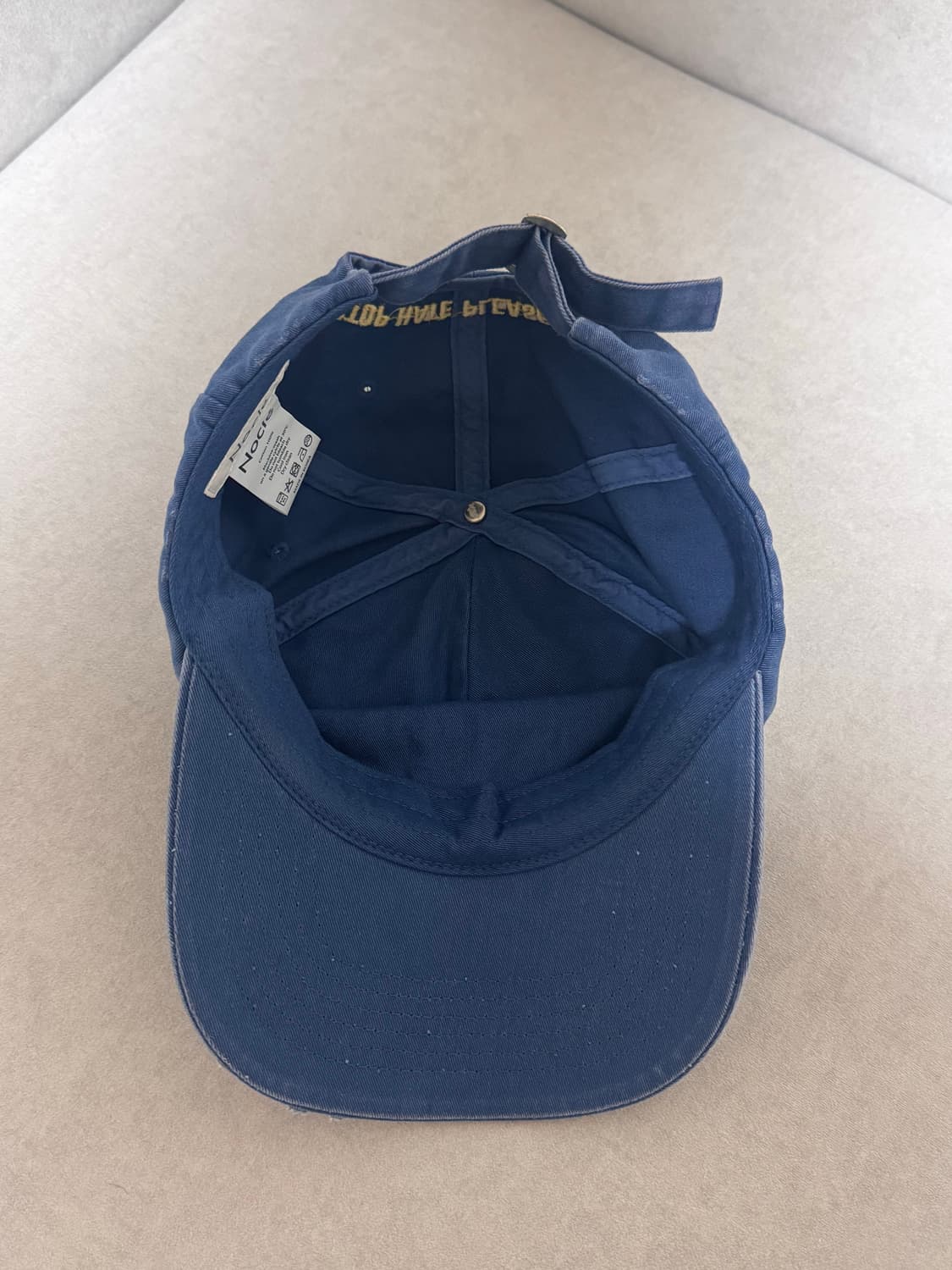 노클 헤이트 볼캡 블루 OS 상품이미지3