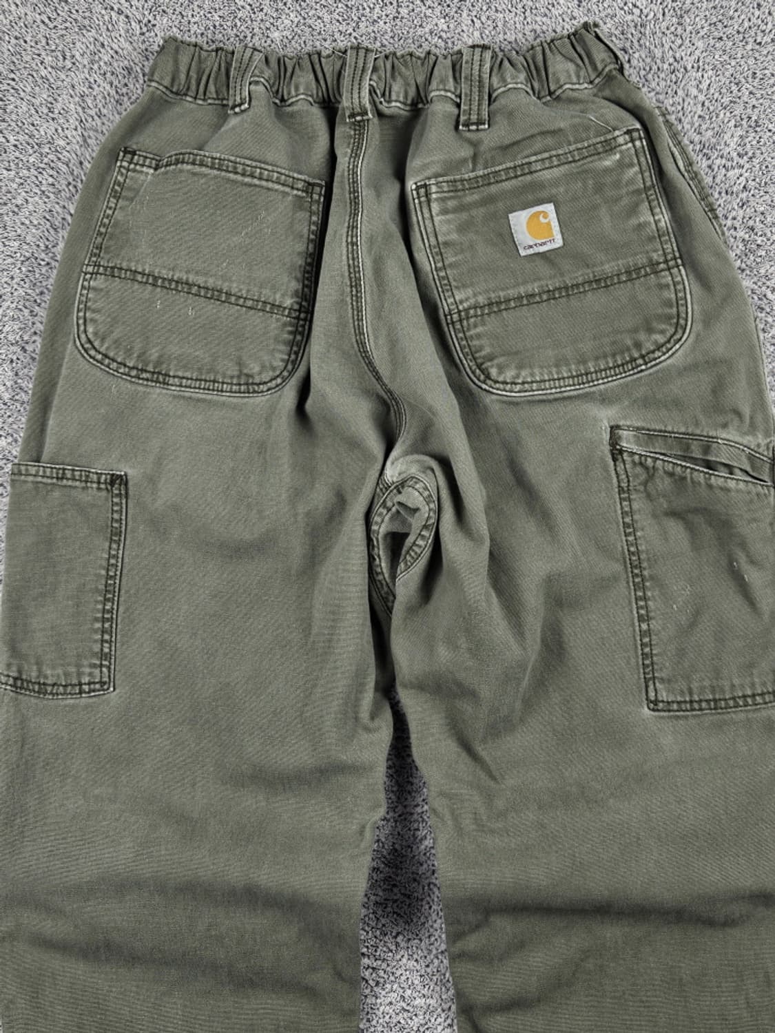 칼하트 캔버스 더블니 밴딩 커스텀 워크 팬츠 (40X30)/ 10231 상품이미지9