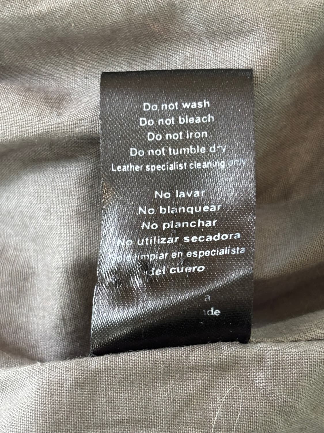 Vintage Zadig&Voltaire Lamb Leather JK 상품이미지9