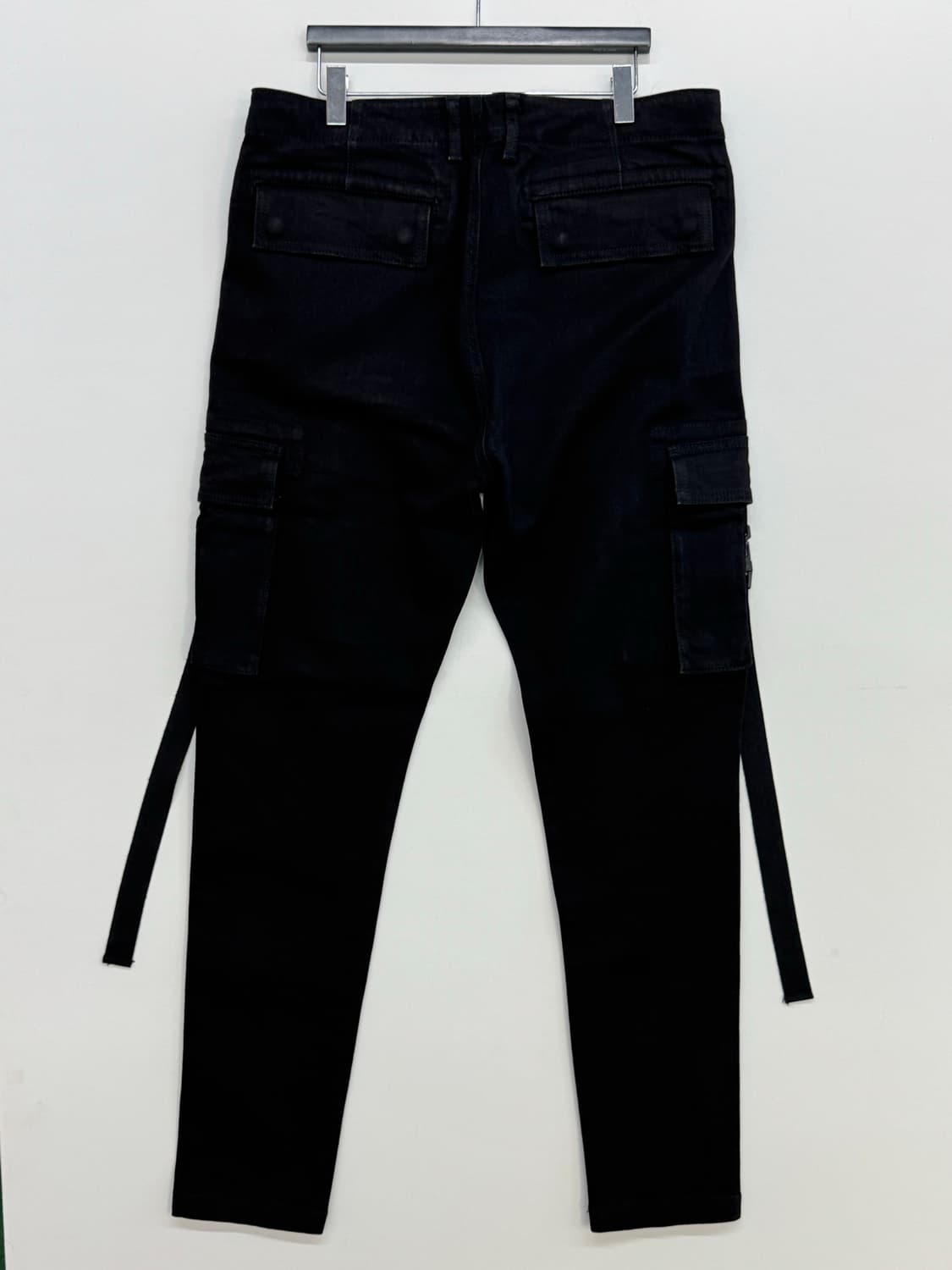 ZARA 스키니 카고 팬츠 블랙 상품이미지2