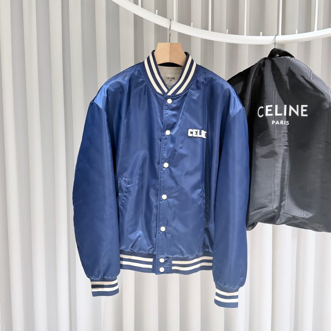 (A+/50) / 셀린느 루즈 테디 봄버 블루종 자켓 네이비 상품이미지1