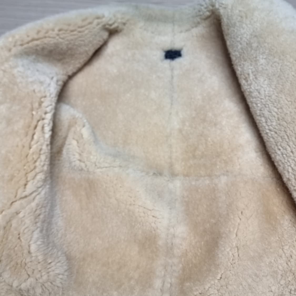 b3 무스탕 천연 양가죽 양털 브라운(100) 상품이미지7