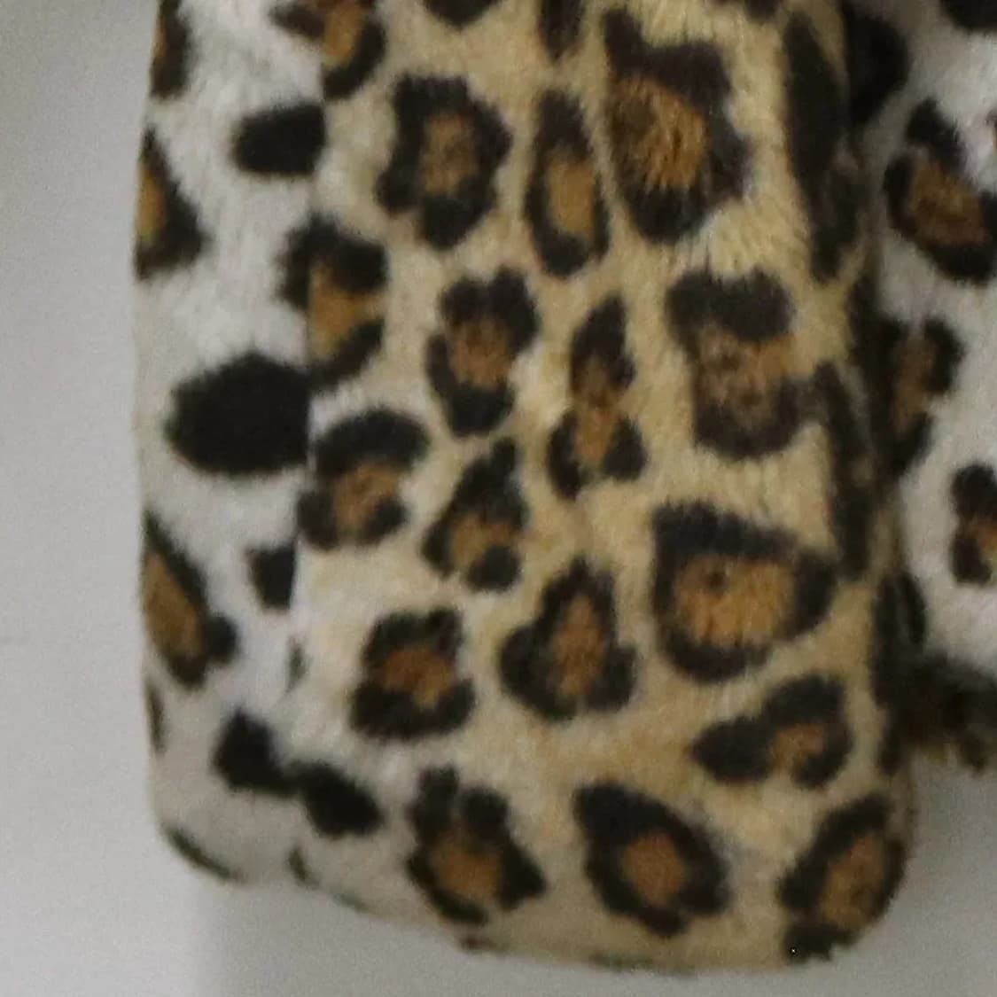 THUNDER 호피 페이크 퍼 벨트 자켓 60791 상품이미지6