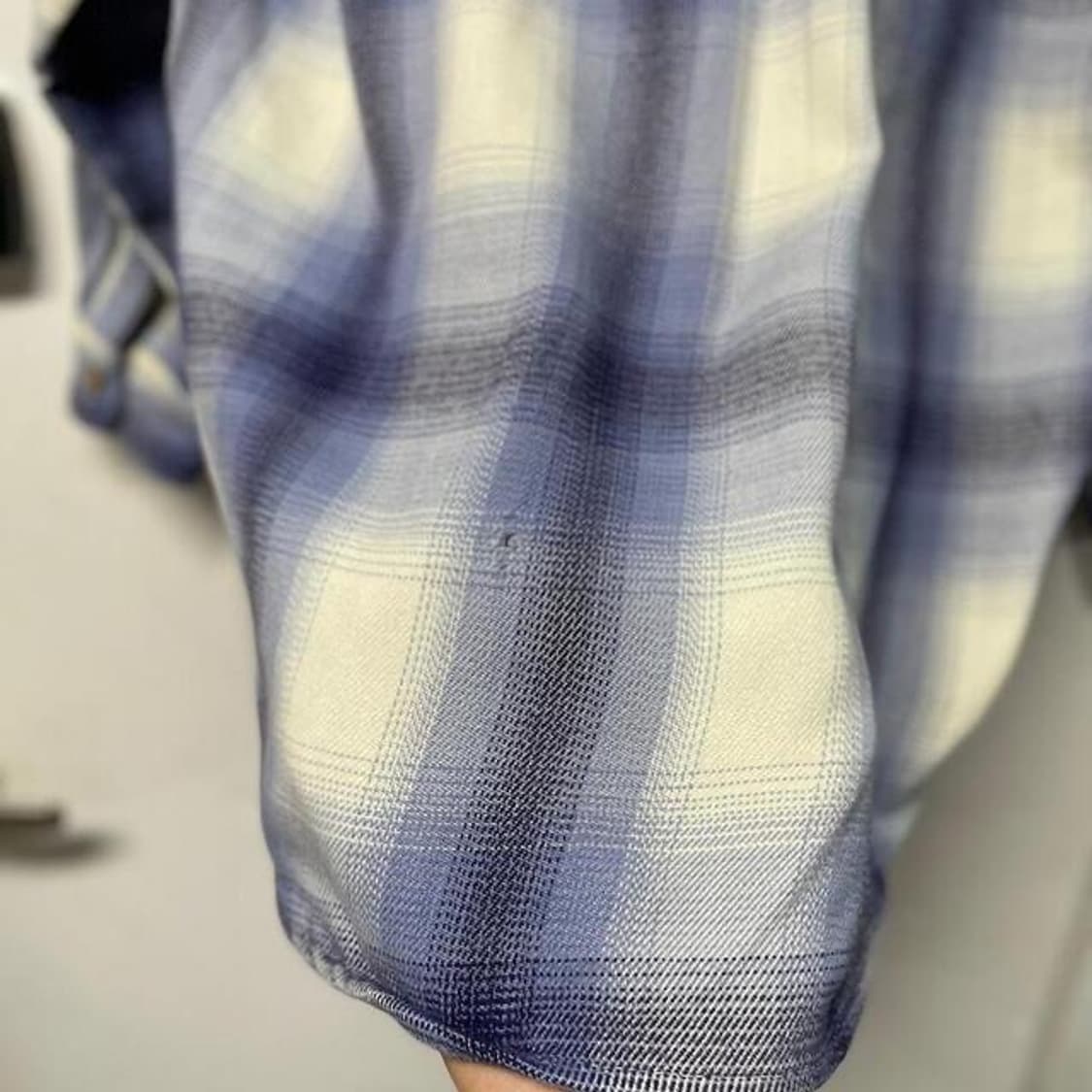 텍스쳐스 타탄 체크 플란넬 셔츠 (L)  상품이미지4