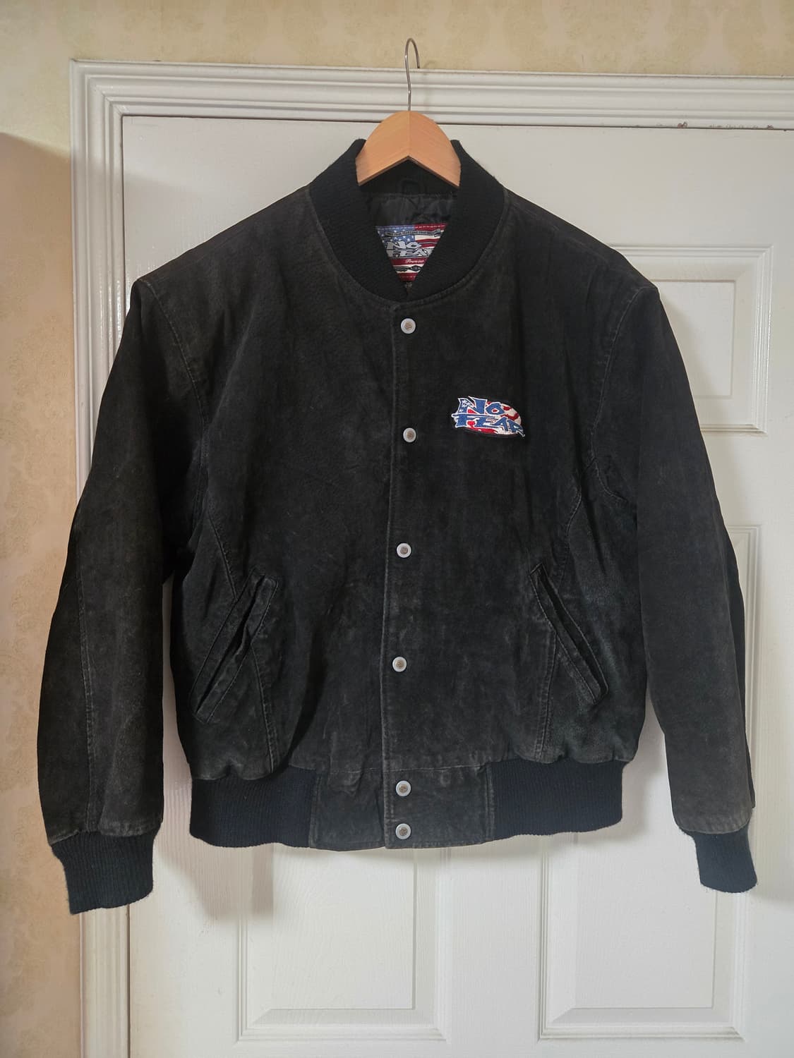 90s No fear leather jacket 상품이미지1