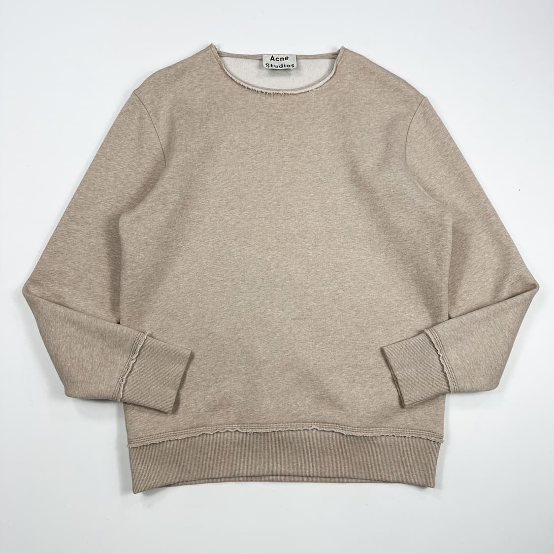 아크네 스튜디오 아이보리 디테일 맨투맨 (실측 M) 상품이미지2